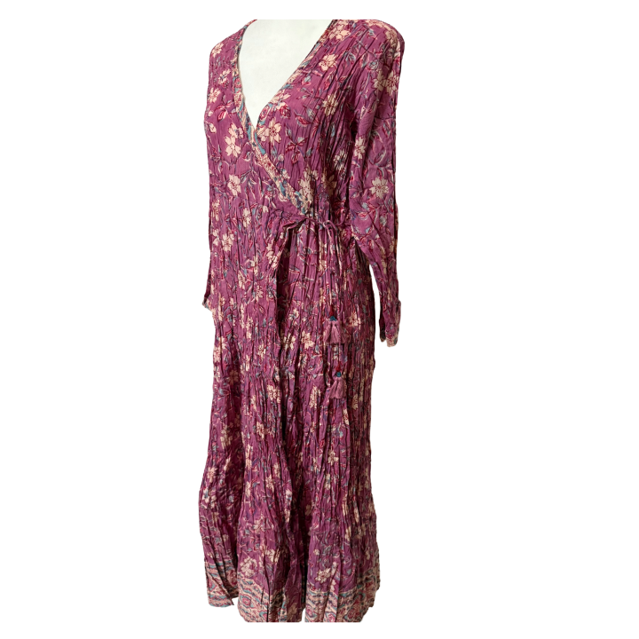 Whispering Breeze Wrap Dress