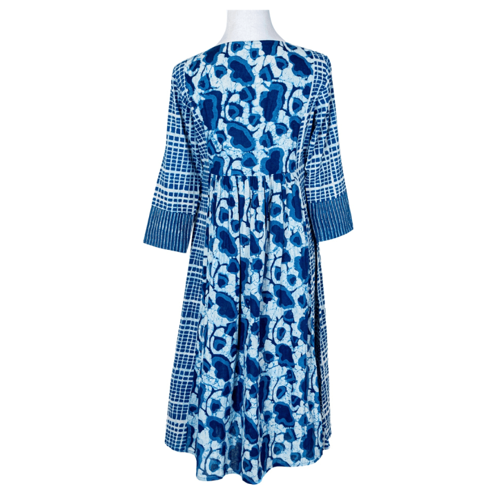 Modern Mix Tie-Front Midi